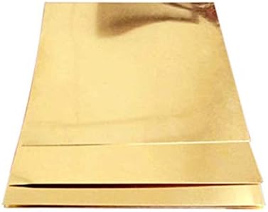 Placa Brass Placa de cobre Metal Metal Brass Cu Metal Folha placa é ideal para fabricação de jóias ou projetos elétricos espessura