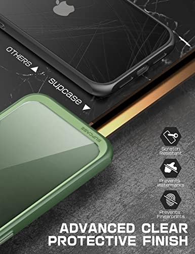 Case de estilo de besouro unicórnio de supCase projetado para iPhone 13 Pro 6,1 polegadas, estojo claro de proteção híbrida