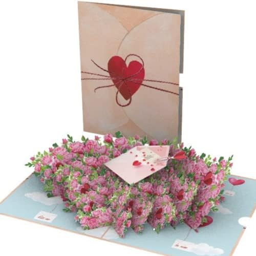 Pop -Up Mothers Day Card por 22craft - Carta Love Day Pop -Up Card 6 x 8 - Dia das mães Pop -up 3D Greeting Cartões de amor,