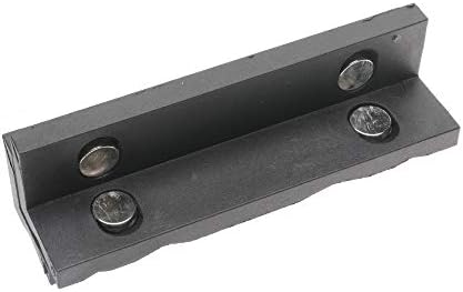 Def 4 Vise Jaws Pads com tampa magnética e de vice-macio, protetor multifuncional para qualquer vício de bancada de metal, conjunto de 2 polegadas, preto