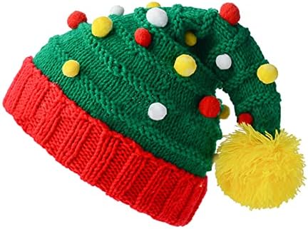 Chapéus de Natal de inverno Supplimentos de Natal lantejoulas de chapéu de natal santa malha chapéu de natal chapéu green