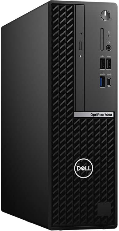 Dell Optiplex 7090 SFF Desktop Computer-Intel i7-10700 até 4,8 GHz, 16 GB RAM 512 GB NVME SSD, DVD, DisplayPort 4K Suporte