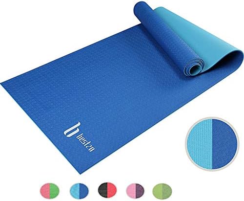 Bestzo HPE Yoga MATS-72 x 24 Extra espessa 1/4 Exercício e tapete de exercícios para fitness de ioga, Material e ecologicamente
