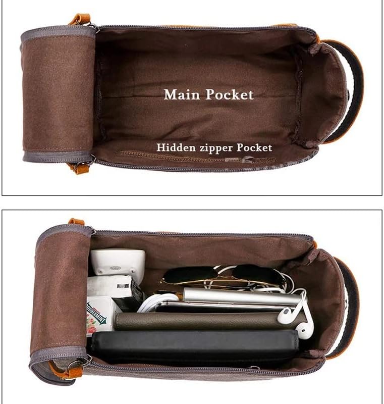 Bolsa de higiene pessoal fzzdp para homens kit de kit de barbear kit de couro de viagem Bolsa de barbeador de saco