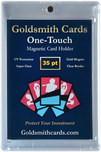 Cartões Goldsmith Titular de cartão magnético de um toque- 35 pt.