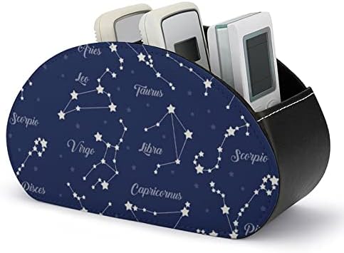 12 Constellation Universe Galaxy Controle remoto Caixa de armazenamento Multifuncional PU CAIXA DE ENQUTOLANTE DE TEPRIMENTO DE TV REMOTO