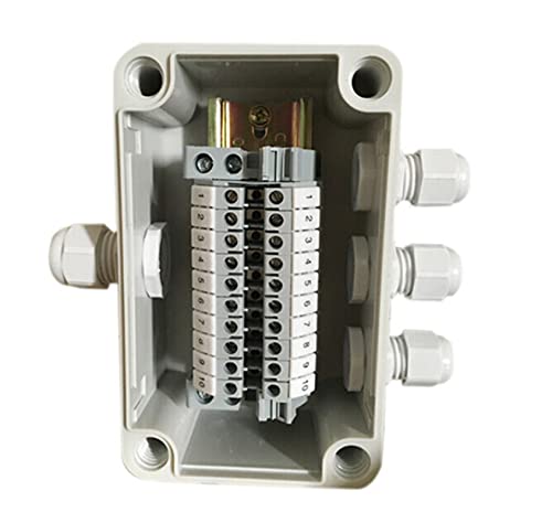 TINTAG Caixa de terminal externo à prova d'água Tintag em três 32A 220V 10 Terminal Junction Cassette Cartidge