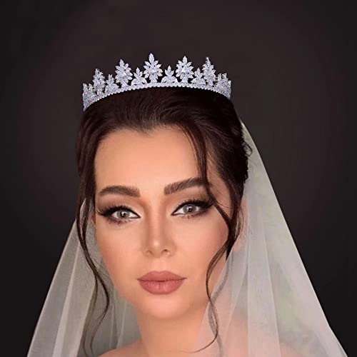 AoligleigRace CZ Casamento Princesa Princesa Bridal Zircônia