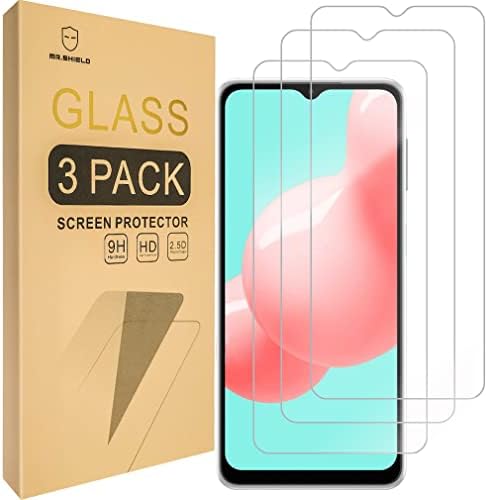 Mr.Shield [3-Pack] projetado para o Samsung Galaxy A42 5G [vidro temperado] [vidro Japão com dureza 9H] Protetor de tela com substituição ao longo da vida