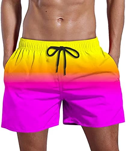 Shorts de praia de verão para homens de 5 polegadas de cor de corda de cor de cor de cor de cor de cor de ginástica de ginástica de ginástica de ginástica