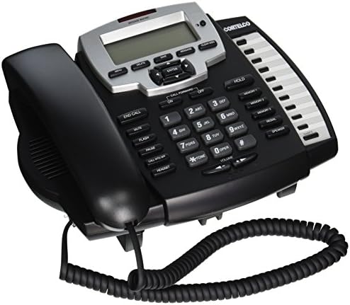 Modelo Cortelco ITT-9125 ID do chamador com fio único Telefone multi-rumo