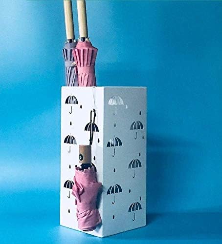 DMUNIZ UMBLELLAS MODERNA Design Metal Umbrella Stand Rack de entrada de um suporte de guarda -chuva grátis/branco