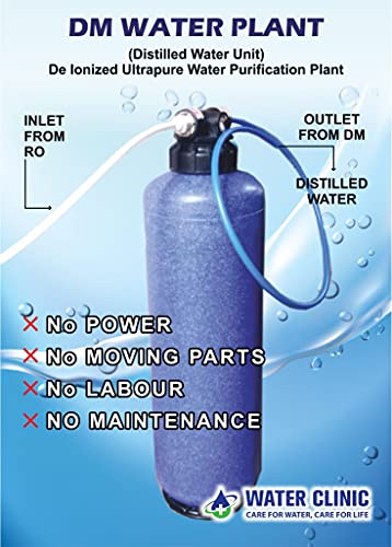 Tecnologias de cuidados com a água DM Water/unidade de purificação de água do tipo ionizada/destilada para água de alta pureza [sem