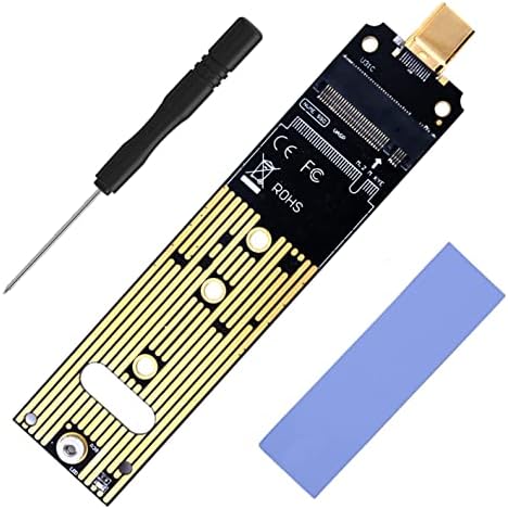 Adaptador NVME para USB, M.2 SSD para USB 3.1 TIPO A CARTA, M.2 PCIE M key Reader Converter Drive Drive como portátil