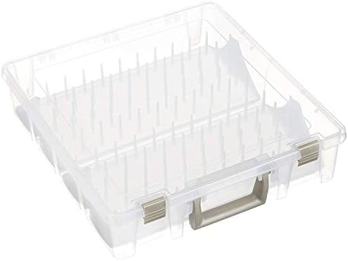 Artbin 9002ab Super Satchel Box, organizador de artesanato e costura portátil com bandeja de threads, [1] caixa de