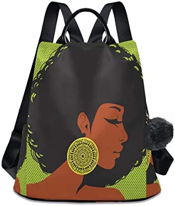 Mochila Afro -Americana de Alaza para viagens diárias de compras