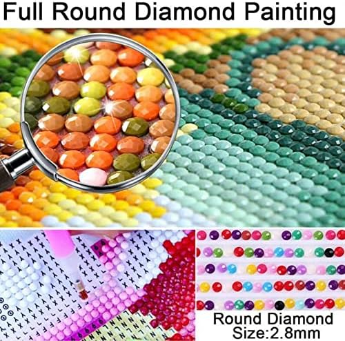 Kits de pintura de diamante 5D de DIY 5D para adultos e crianças ， kits de arte de diamante completa de broca completa