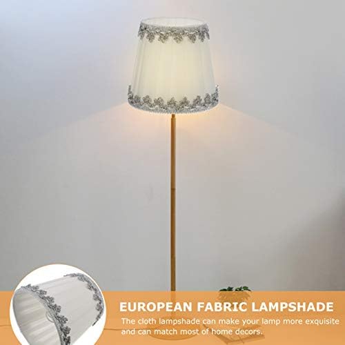 Decoração vintage minkissy prega abandeiro pendente de tampa de pano leve tampa de lâmpada de lâmpada com lâmpada de lâmpada