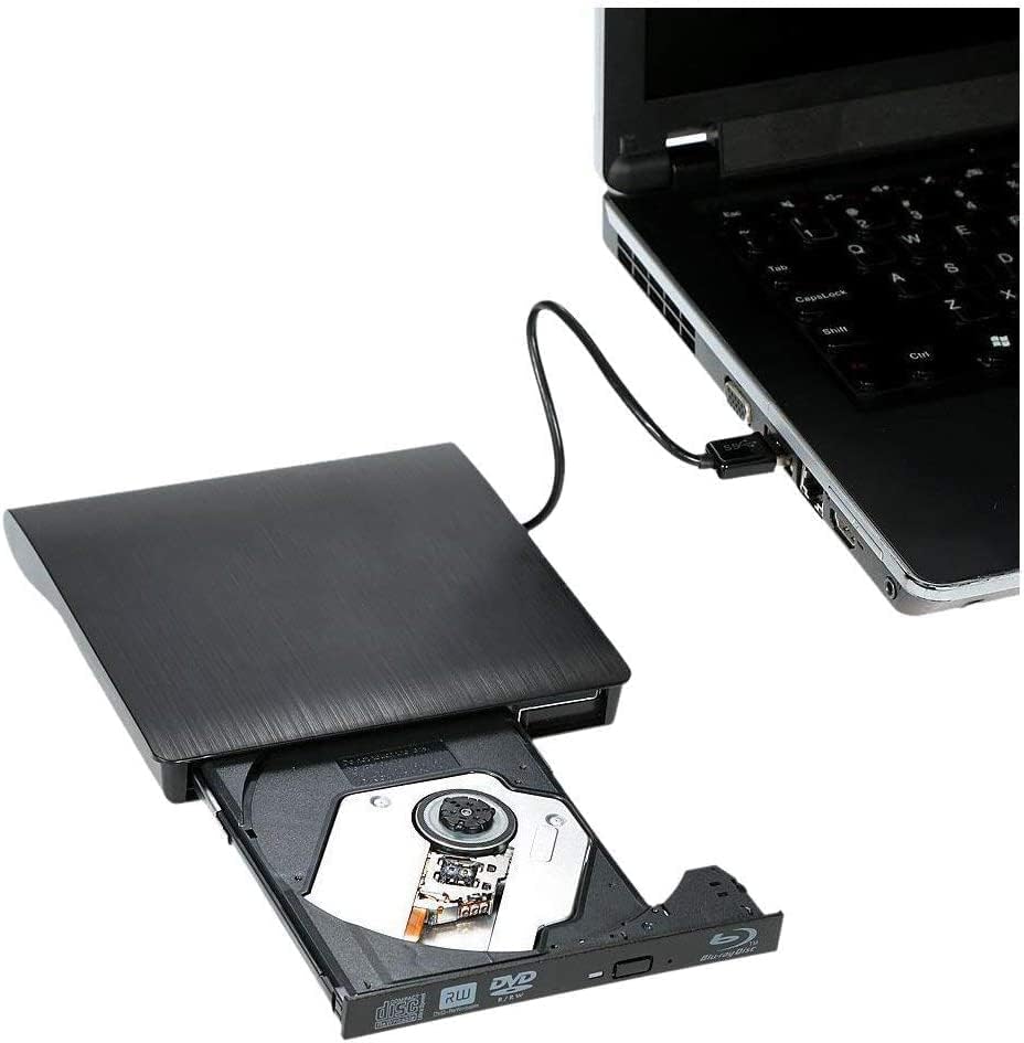Novo jogador blu-ray areado externo USB 3.0 3D 4K DVD RW Laptop Burner Drive Writer Portable BD/CD/DVD Burner Drive
