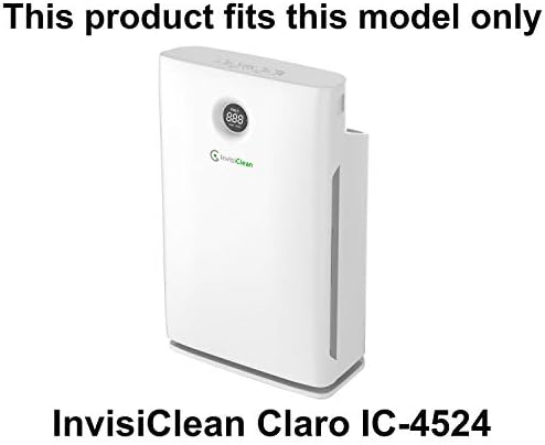 Invisiclean Claro True Hepa / filtro de substituição de carbono ativado - compatível com o purificador de ar do CLARO IC -4524
