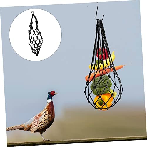 Yardwe frango alimentação de saco de net saco de galo alimentador de pássaro suporte para alimentos para alimentação