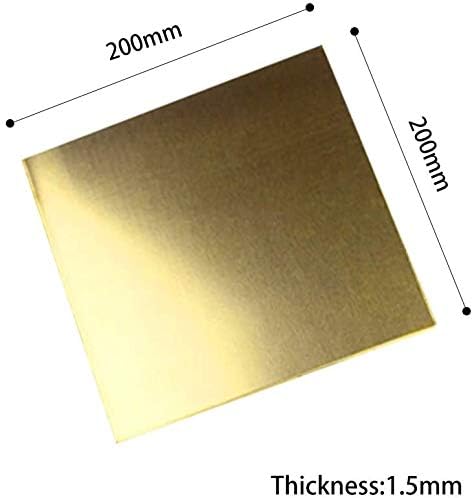 Xunkuaenxuan Metal Capper Foil Felra Metal Off Cortes de qualidade Prime H62 Placa de latão de latão H62