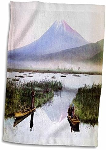 3drose florene mundos manchas exóticas - mt fuji japão - toalhas