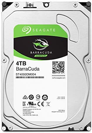 Seagate Barracuda 4TB disco rígido interno HDD - 3,5 polegadas SATA 6 GB/S 5400 rpm 256 MB de cache para computadores para