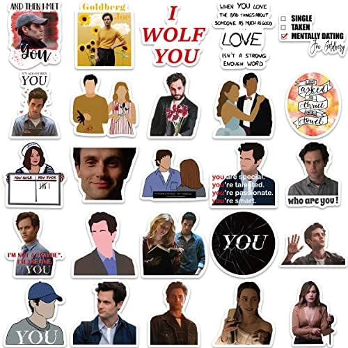 JSYAVG American TV Series adesivos The [you], adesivos de filme de terror, adesivos de brinquedos de vinil variedade para garrafa