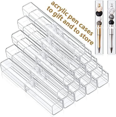 Canetas de canetas de canetas de contas a granel com contas de silicone e canetas, canetas de contas DIY com contas de caneta variadas