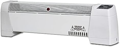 Optimuss de 30 Convecção de rodapé Distplay e aquecedor de termostato, branco