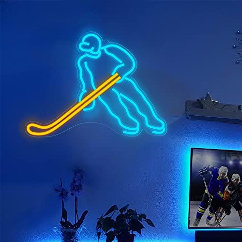 LAMPEEZ ICE HOCKEY NEON SIGN SIGN ICE HOCKEY PLAYME LED SINAIS NEON SINAIS PARA DE DOR DE HOCKEY SALE, LIGHT UP SINAIS