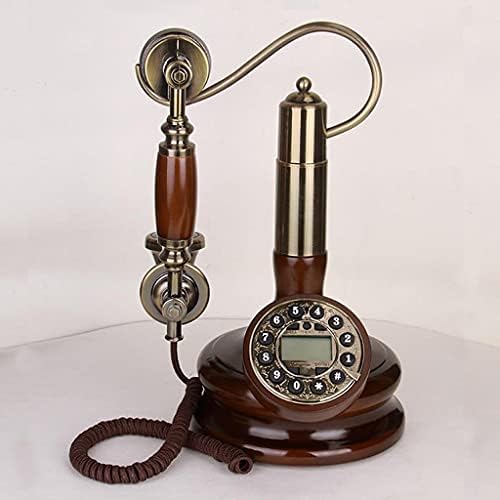 Liuzh Wood Wood Linear Linha Sitating Room Antigo Telefone Vintage Telefone fixo para casa