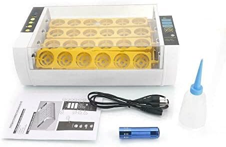 Zeyada ovo incubadora automática 24 pintinhos digitais Incubadora de ovos de pássaro Controle de temperatura