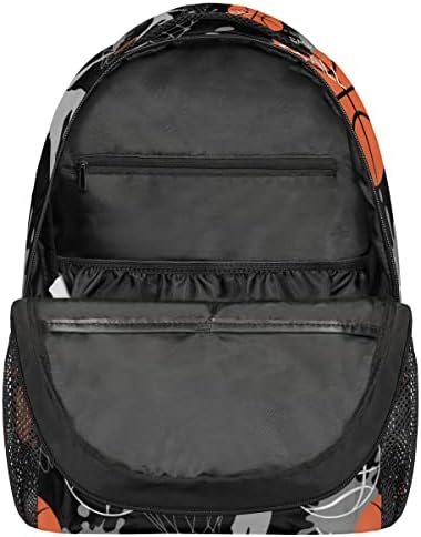 Backpack de basquete esportivo 16 em laptop de viagem à prova d'água Backpack Backpack Duffle Gym Bag School School Bookbag Casual