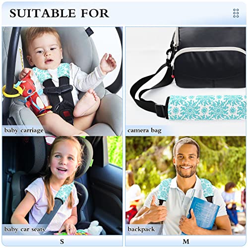Capas de alça de assento de carro islâmico indiano para bebês crianças 2 PCs tiras de assento de carro almofadas de almofada de ombro protetor Pontas de correção de assento para SUV Carro