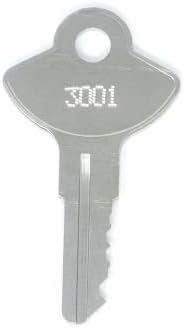Craftman 3013 Chave da caixa de ferramentas de substituição: 2 chaves