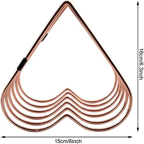 Yyangz Heart Shaped Magazinet Holder Titular Livro de prateleira de prateleira de prateleira de prateleira de jóias para desktop