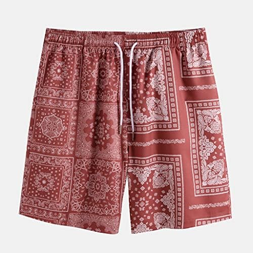 Roupas masculinas de Yczdg shorts de camisa impressa de verão de camisa de praia de praia curta de manga curta