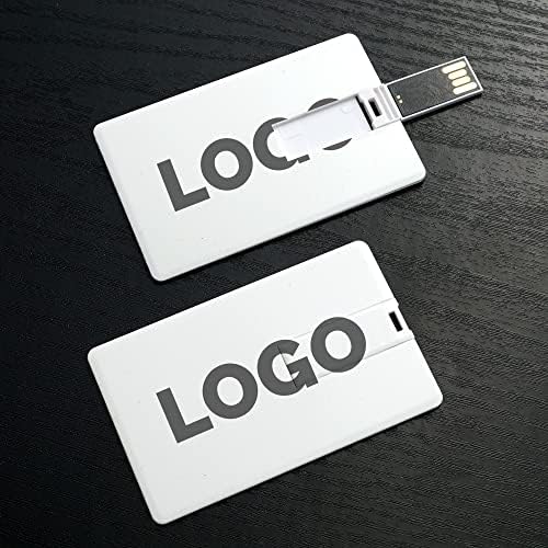 100 USB 2.0 Cartão de crédito Flash Drive - Pacote a granel - Logotipo personalizado USB Impresso - Promotal USB Flash
