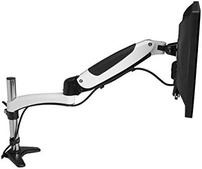 Kit de montagem de mesa de Monitor de inclinação e giro Siig - branco - branco