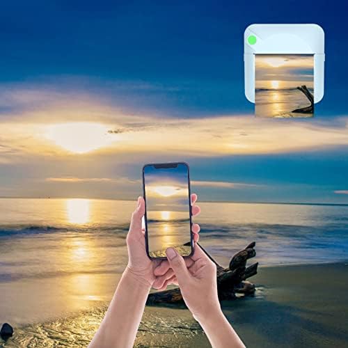 Mini Pocket Photo Printer, Printer de Smartphone Smartphone para iOS & Android, portátil Photo Photo Impressora Bluetooth