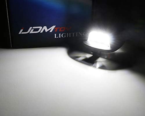 IJDMTOY OEM-FIT 3W Kit de luz de placa LED completa compatível com 1ª geração Nissan Xterra Frontier Navara, alimentada por