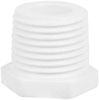 20 PCs de plugue de tubo de PVC, EAU 3/4 NPT Plug de drenagem de água compatível com RV, irrigação, sistemas de aspersão subterrâneos,