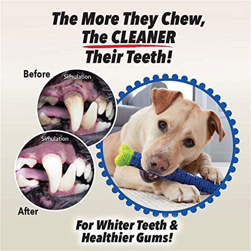 Disirepath Puppy Brush Dog dentes de dentes mastigação de brinquedos para limpeza de dentes, Trinolos de escova de cuidados