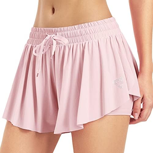 Shorts fluxos para mulheres shorts de verão de borboleta
