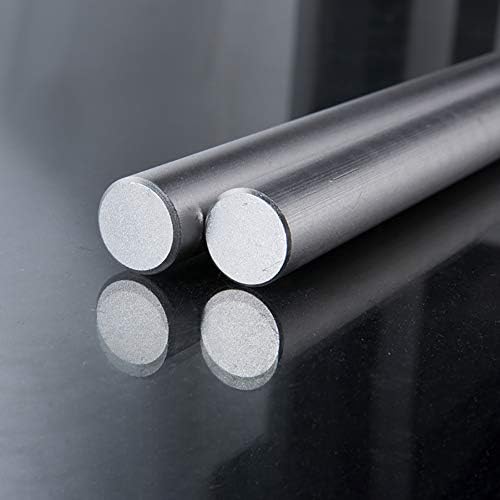 Alremo Huangxing - 2pcs 6061 hastes de alumínio barra redonda de 16 a 17 mm de diâmetro, 600 mm de comprimento, 16x60 mm
