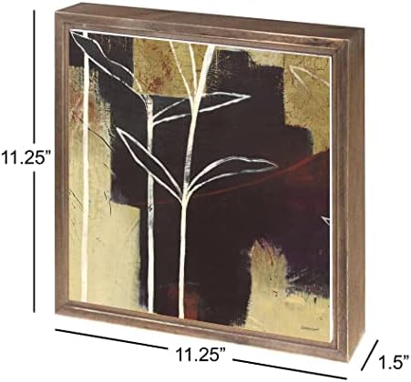 Sun Hastes Tile III, Joyride Home Decor, Joyride Home Décor Placa de madeira emoldurada, 11,25 x11.25 Projetado de artista projetado em casa, expresse seu estilo.
