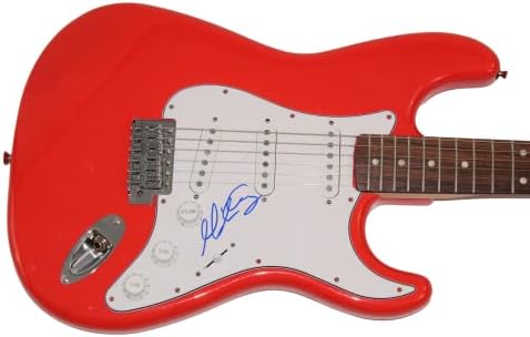 Mariah Carey assinou autógrafos de tamanho real de stratocaster de stratocaster de stratocaster com James Spence Authentication