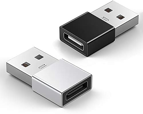 Adaptador de áudio USB ICEVEIN Card de som estéreo externo com tomada USB-C, fêmea USB C fêmea para USB Adaptador masculino